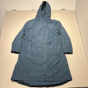 Seasalt Pentewan Mantel Damen 16 Petite 16P blau türkis Regenjacke wasserdicht - Bild 1 von 18