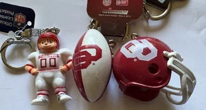 3 J.F. Sports - Oklahoma Sooners Football Key Chains - Bild 1 von 5