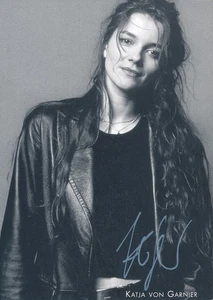KATJA VON GARNIER,  ORIGINAL SIGNIERT, AUTHENTIC SIGNED - Picture 1 of 1