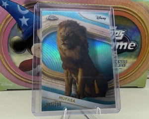 2025 Topps Chrome Disney MUFASA Teal Refractor /299 The Lion King Live Action - Picture 1 of 5