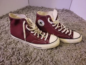 🔥 Zapatillas Converse Chuck Taylor All Star Granate Hi Top Para Hombre 12 Ropa Ligera 📸 - Imagen 1 de 13