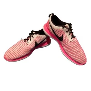 Nike Niñas 7 Roshe Two 2 Flyknit Rosa y Blanco Zapato para Correr Tenis 844620-600 - Imagen 1 de 10
