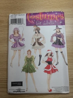 Simplicity 4046 Costume Adult Sizes HH 6-12 UNCUT Elaine Heigl Design - Image 1 of 4