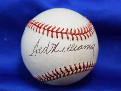 Ted Williams JSA LOA Autographed OAL American League Signed Baseball - Image 1 of 2
