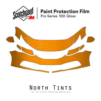 Sujetador transparente 3M PRO PreCut protección pintura PPF para Honda Civic Sedán 2012-2015 Kit Foto 1 de 4