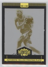 2007 Topps Triple Threads Printing Plate Yellow 1/1 Charlie Villanueva #46 lz7