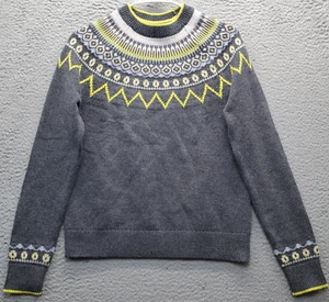 Mini Boden Sweater Youth 13-14Y Multi Fair Isle Knit Ribbed Hem & Cuff Pullover - Picture 1 of 6