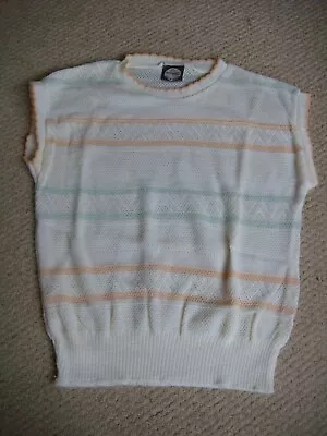 Vintage 1970's St Stephen's Knitwear Tank Top/Sleeveless Jumper 34" - Image 1 of 3