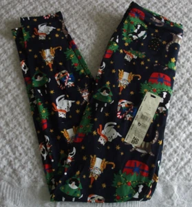 Junior Damen Urlaub Katze Leggings XS (0-2) Baumwollmischung NEU Neu mit Etikett keine Grenzen - Bild 1 von 3