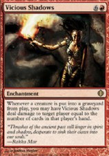 VICIOUS SHADOWS X4 4 4X Shards of Alara MTG Magic the Gathering Cards DJMagic