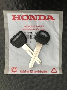GENUINE OEM HONDA UNCUT MASTER BLANK IGNITION & VALET KEY SET CIVIC CRX DEL SOL - Bild 1 von 1