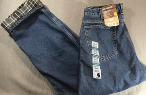 Carhartt B17 DST Flannel Lined Straight Leg Relaxed Fit Jeans 33x34 - Neu mit Etikett - Bild 1 von 5