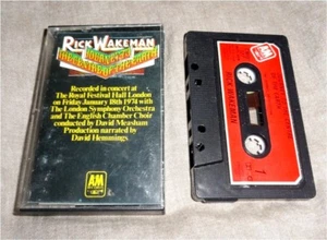 RICK WAKEMAN Journey To The Centre Of The Earth UK CASSETTE REISSUE A&M CMID 27 - Picture 1 of 1