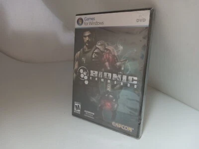 NEW FACTORY SEALED CAPCOM BIONIC COMMANDO for WINDOWS VISTA XP SP2 PC - Image 1 of 2