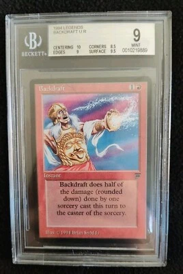MTG Legends 1994 Backdraft BGS 9.0 - Image 1 of 2