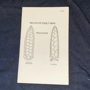 1978 Relics of Early Man Price Guide Reference Edition Points Gorget Pipe Brewer - Bild 1 von 4