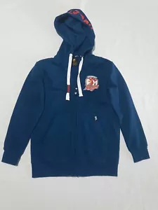 NRL Sydney Roosters Kids Size 10 Navy Blue Hooded Fleece Zip Jacket "As New" - Foto 1 di 7