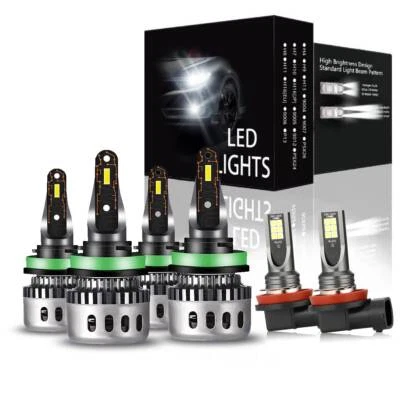 For 2007-2018 Nissan Altima 6500K LED Lights + Fog Light 6x Bulbs Combo Kit - Image 1 of 4