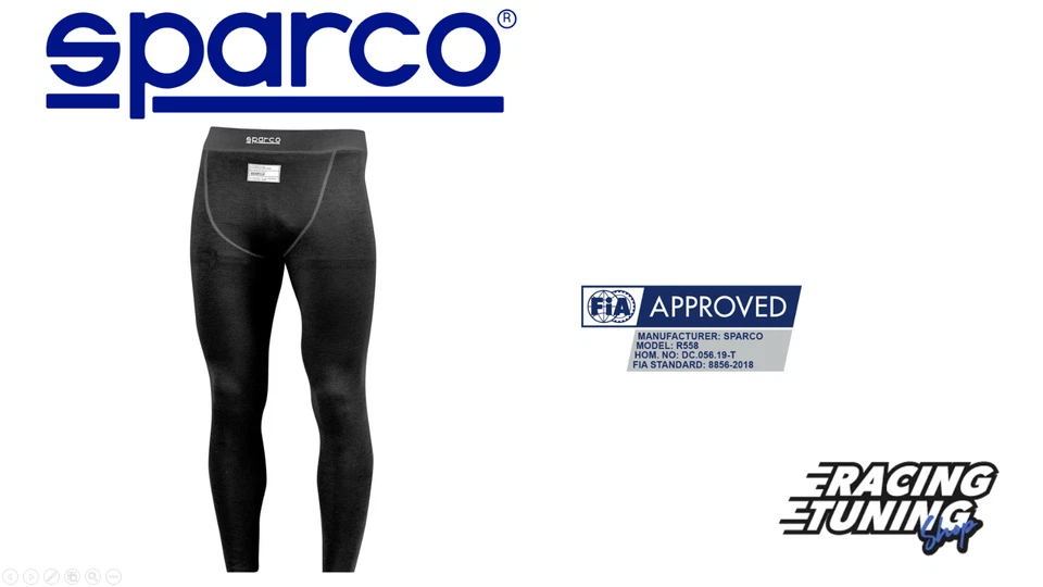 PANTALONE SOTTOTUTA SPARCO SHIELD TECH OMOLOGATO FIA 8856-2018 NUOVA OMOLOGA NER - Immagine 1 di 1
