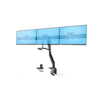 StarTech.com Crossbar Triple Monitor Desk Mount for Up to Three 27in Screens,... - Image 1 of 4