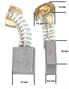 Kohlebürsten Schleifkontakte passend für Parkside PTK2000 A1 Tischkreissäge Säge - Bild 1 von 1