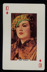 Fay Wray Movie Film Star Screen Legend Playing Trading Card
