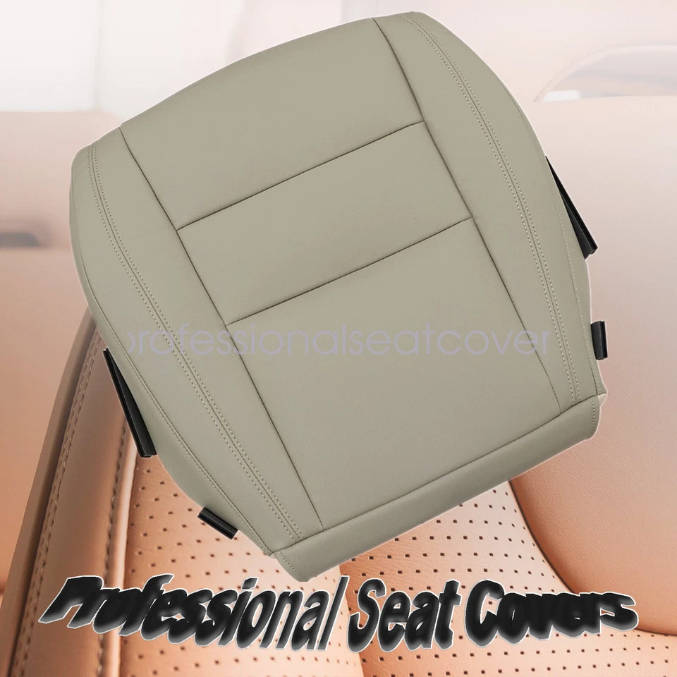 Cubierta de asiento inferior de cuero de repuesto para conductor Jeep Grand Cherokee 2011-2021 Foto 1 de 4