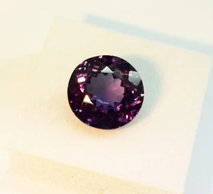 Round Cut Alexandrite Multicolor 6 CT Small Ring Size Color Changing Gemstone - Picture 1 of 10