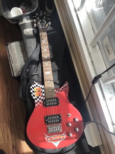 Disney’s Cars Electric guitar with an amp 