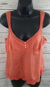 Eddie Bauer orangefarbenes Tanktop Damen Größe L - Bild 1 von 2