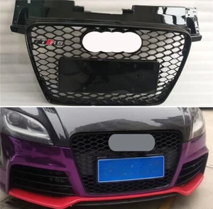 Parrilla de malla negra para AUDI TT 8J TTRS 2008-2014 - Imagen 1 de 5