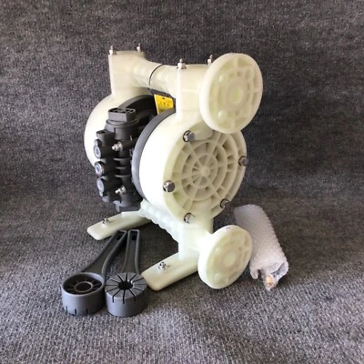 Yamada 854189 NDP-25BPT-PP-FLG 1" PP Flanged Air Powered Double Diaphragm Pump - Image 1 of 4