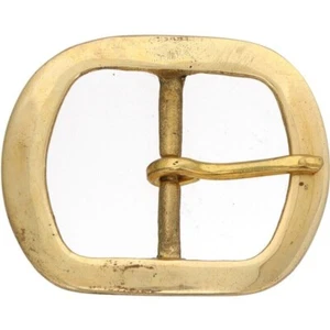 Boucle de ceinture vintage laiton hippie minimaliste rétro boho hippie classique NOS années 70 - Photo 1 sur 3