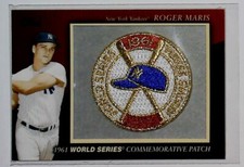 2010 Topps #MCP-17 Roger Maris 1961 World Series Patch