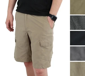 Magellan Outdoors Men's Fishing Cargo Shorts Water Repellent 6-Pocket Sport - Picture 1 of 17