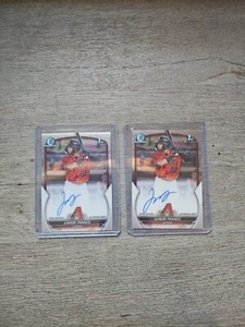 2023 1st Bowman Chrome Junior Franco Auto (2 Cards) CPA-JFO