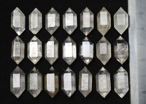 32.5g 21pcs AAA++Top Quality Herkimer Diamond Crystal Quartz Double Specimen - Picture 1 of 11