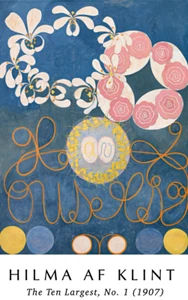 Hilma Af Klint Postcard: No. 1 from The Ten Largest series, 1907,  4 x 6 in. - Picture 1 of 3