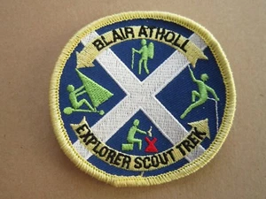 Blair Atholl Explorer Scout Trek Cloth Patch Badge Boy Scouts Scouting L5K G - Picture 1 of 2