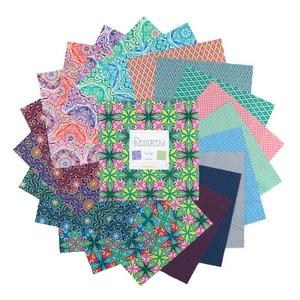 Benartex Dreamy Charm Pack 5" Squares ~ 100% Cotton Bright Geometric Fabric - Picture 1 of 23