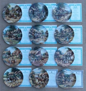 WEDGWOOD - COUNTRY DAYS by C HOWELLS - SELECTION OF LTD EDITION PLATES & COA'S - Picture 1 of 25