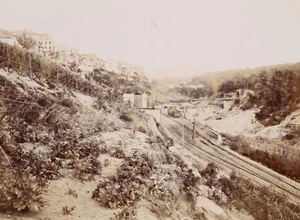 Unbekannt (19.Jhd), Bahngleise bei Marino, Latium, um 1880, Albuminpapierabzug - Picture 1 of 5