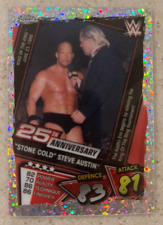 STONE COLD STEVE AUSTIN Topps Chrome 2021 WWE Slam Attax #117 SPECKLE Refractor