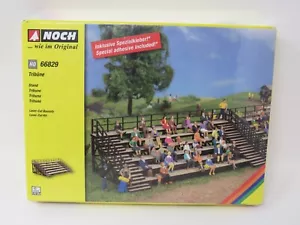Noch HO 66829 Grandstand Bleachers Sporting Event Seating Laser-Cut Kit - Picture 1 of 2