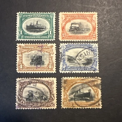 美国斯科特 #294-299 #294-295 完好  — 第 1/2 张图片