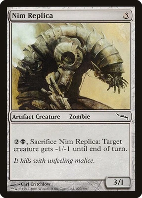 (3x) NIM REPLICA - Mirrodin – MTG Magic the Gathering Card - Common - Image 1 of 4