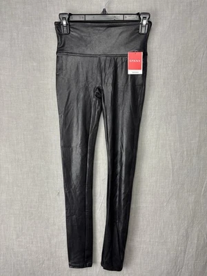 Nuevos Leggings Spanx Negros Imitación Cuero - Talla S Nuevos con Etiquetas Foto 1 de 4