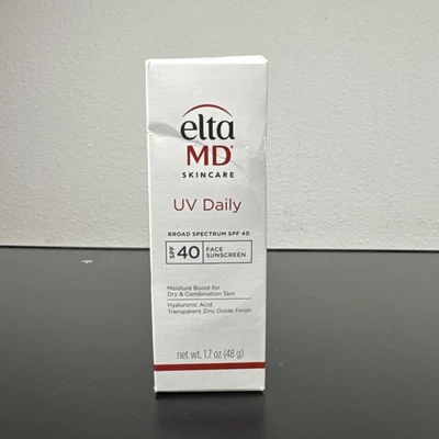 Elta MD UV Daily Broad Spectrum SPF 40 Facial Sunscreen 48g 1.7oz 3/2026 NEW - Image 1 of 4