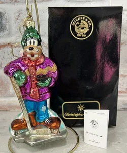 Christopher Radko Disney Goofy Hockey Weihnachtsschmuck - Bild 1 von 9