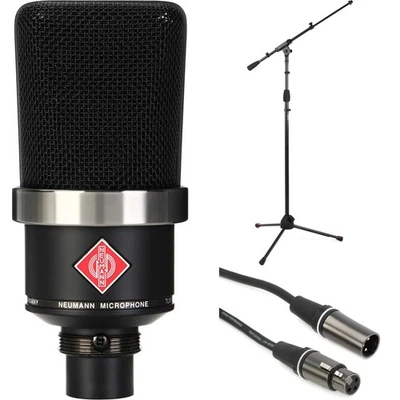 Микрофон конденсаторный с большой диафрагмой Neumann TLM 102 со стойкой и кабелем - - Изображение 1 из 4